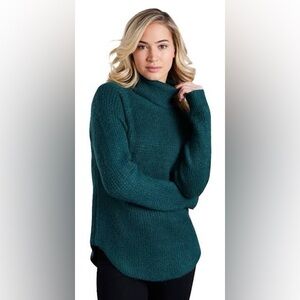 Kuhl Women's Deep Teal Turtleneck Sweater